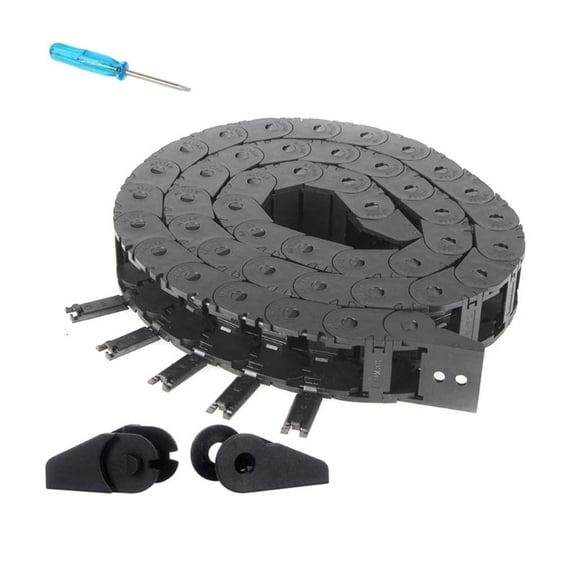 ANXPTIME Flexible Nylon Cable Chain For Machines And 3D Printers Cable Drag