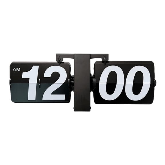 ANXPTIME Flip Desk Clock Retro Digital Display Battery Powered 14" x 5.5" x 3.5"