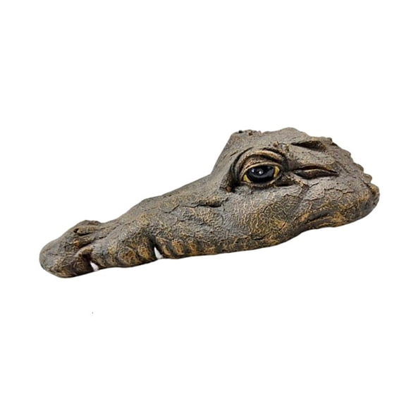 ANXPTIME Floating Alligator Head for Pond Pools Realistic Alligator Head Garden