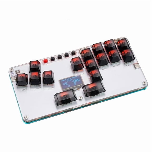 ANXPTIME Gaming Keypad for PC Arcade Controller Arcade Stick with Light 16Keys