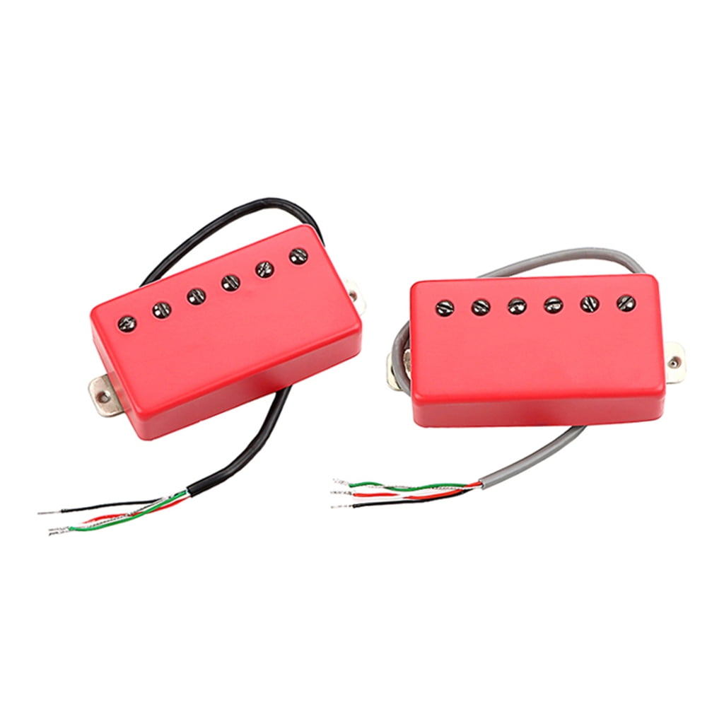 ANXPTIME Guitar Alnico Humbuckers Pickup Vintage Engraved Flower Double Pickup Replacement Electric Guitar Parts Easy to Use