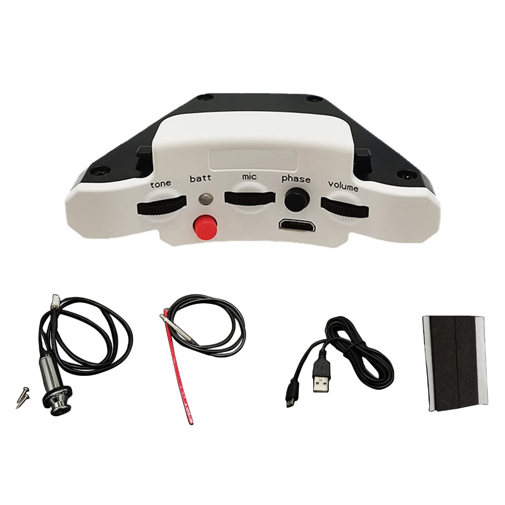 ANXPTIME Guitar Sound Hole Pickup Tone Volumes Control Double Pickup System Enduring