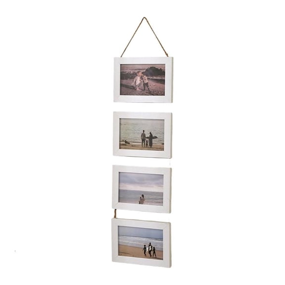 ANXPTIME Hanging Picture Frames Set 4 Openings Collage Photo Frames for Wall Decors