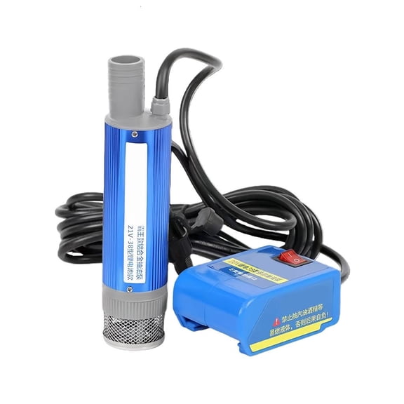ANXPTIME Hard Metal Electric Oil Pump Easy Carry For Automotive Industrial Fluid Extraction