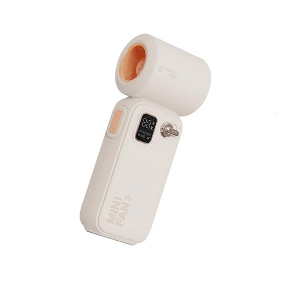 ANXPTIME High Speed Cooling Fan with Display Screen Portable Handheld Turbines Fan