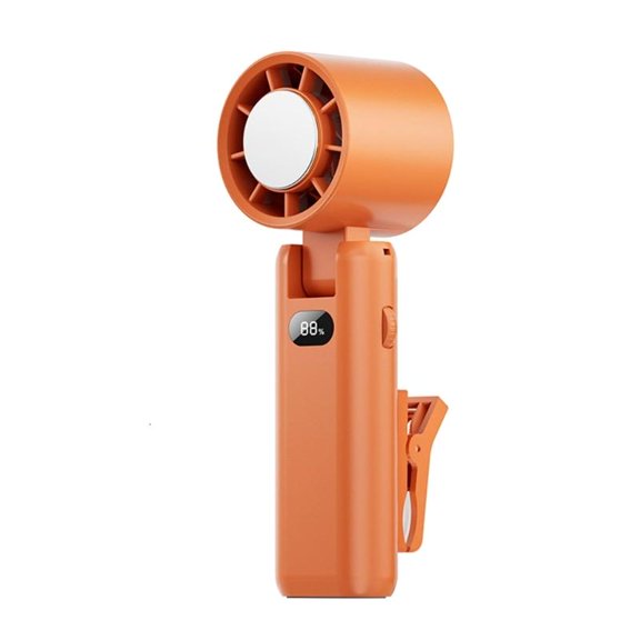 ANXPTIME High Speed Handheld Fan with Digital Display for Outdoor, Office, Makeup
