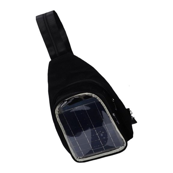 ANXPTIME Hiking Solar Power Backpack With Removable 10W Solar Panel For Phone Charging On The Go Daypack