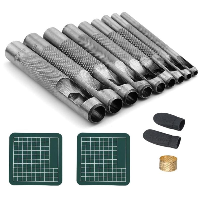 ANXPTIME Hollow Hole Punching Tool Round Hole Puncher For Leatherworking