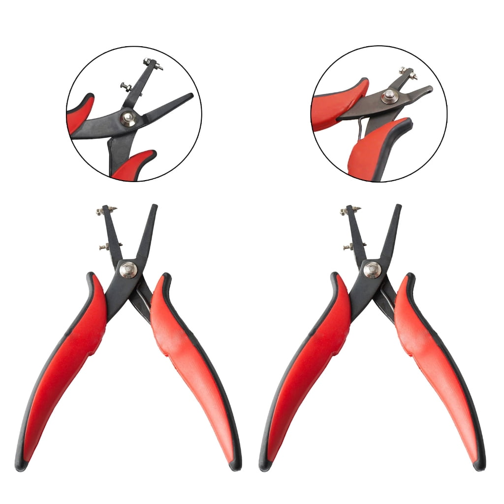 ANXPTIME Jewelry Making Hole Punch Pliers Cold Connection Jewelry Tool 1.5mm/1.8mm Hole Punch Pliers for DIY Jewelry Projects