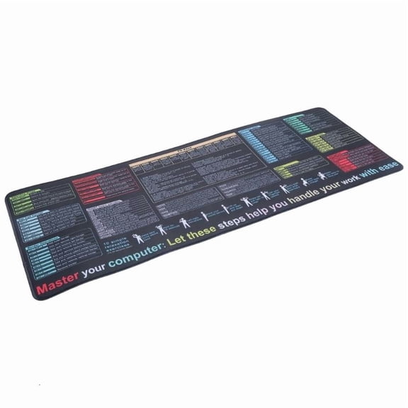 ANXPTIME Large Waterproof Desk Pad with Excels and Word Shortcut Computer Mats for Office