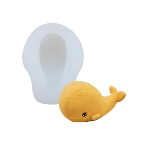 ANXPTIME Large Whale Silicone Mold for Unique Cake Creation 3D Ocean Dessert Mould
