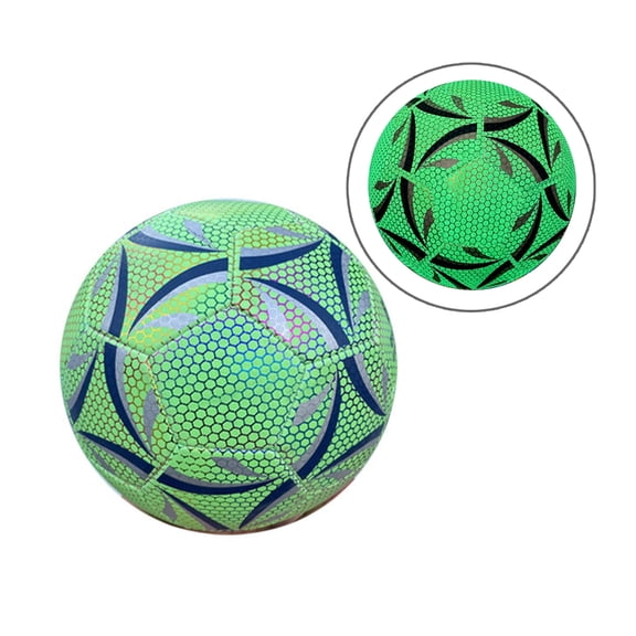ANXPTIME Luminous Soccer Ball Light Up Reflective Football for Night Games & Training