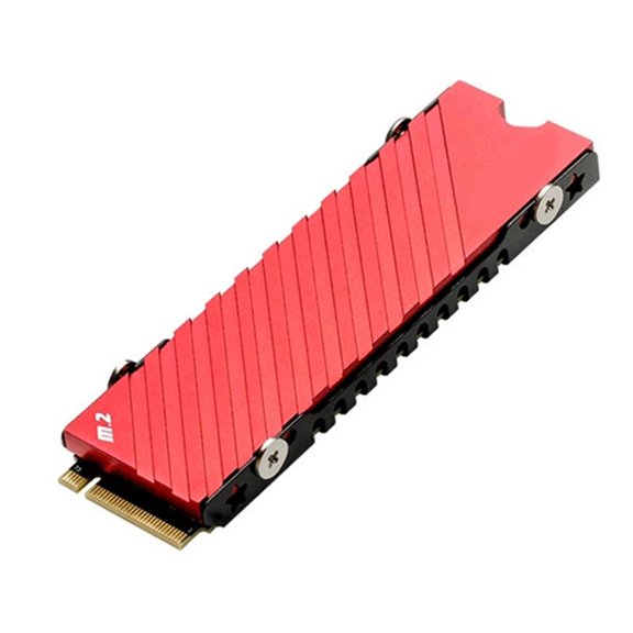 ANXPTIME M.2 SSD NVMe Heat Sink M.2 2280 Solid States Hard Disk Aluminum Heatsink with Thermal Cooling Pad PC Thermal Gaskets