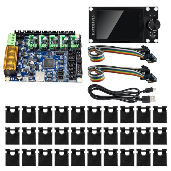 ANXPTIME MKS OWL Control Board 32Bit 150Mhz LPC5528 3D Printer Support TS35 Screen Display Motherboard Replacement Accessories