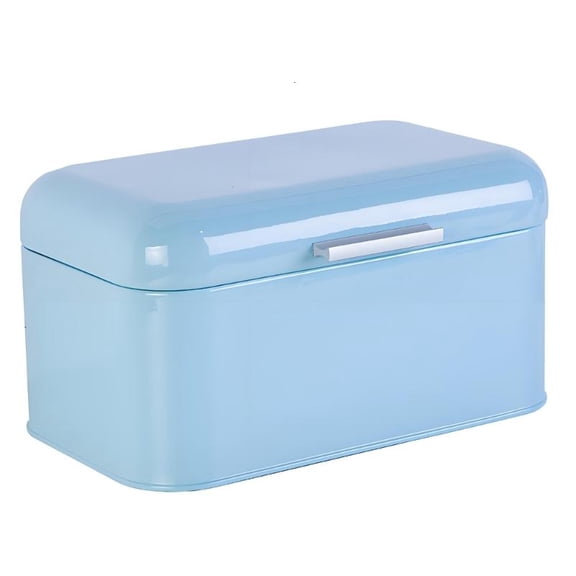 ANXPTIME Metal Bread Bin With Flipping Top Lid For Kitchen Counter Storage Container