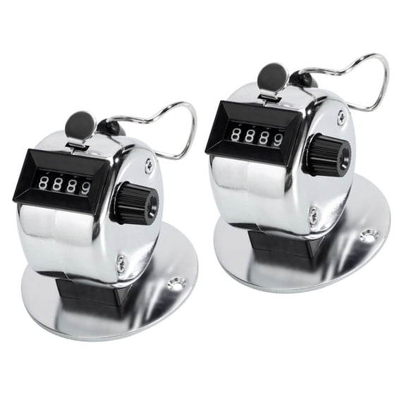 ANXPTIME Metal Hand Tally Clickers Counter 4-Digit Number Count Clickers Mechanical Counter for Coaching Knitting Lap Fishing