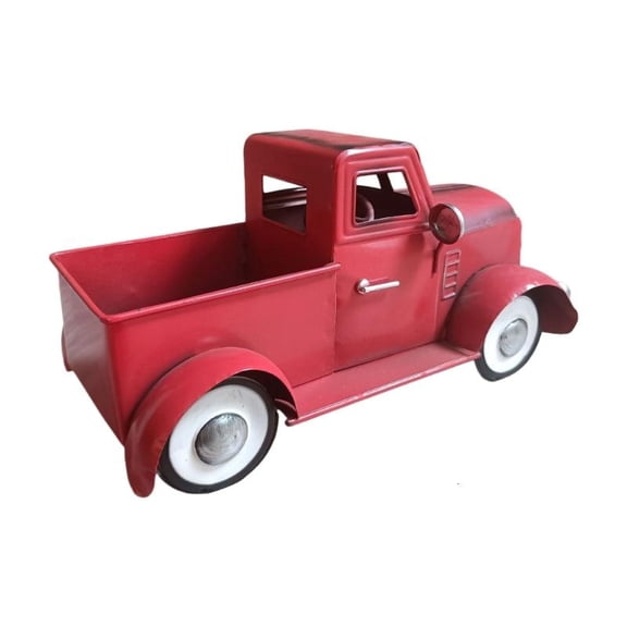 ANXPTIME Metal Truck Flower Pot Wrought Iron Succulents Planter Plant Container Gift