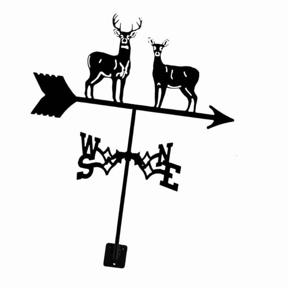 ANXPTIME Metal Wind Vane Rooster Roof Yard Decoration Weather Vane for Shed Outdoor
