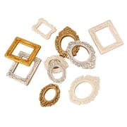 ANXPTIME Mini Gold Picture Frame Tiny Antique Photo Frame Tiny Baroques Ornate Frame