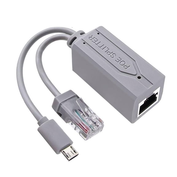 ANXPTIME Mini USB PoE Splitter Adapter Transforms 48V to 5V Output for Cameras