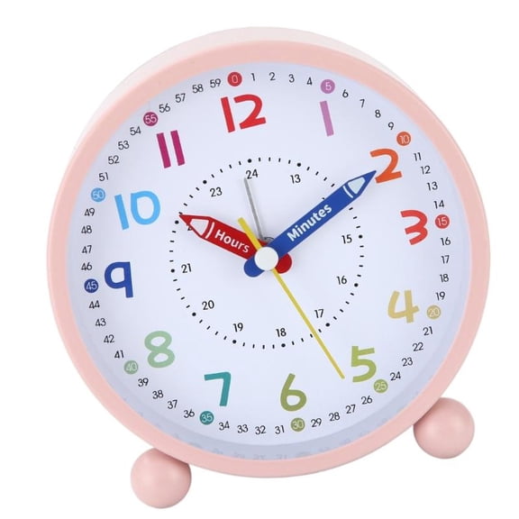 ANXPTIME Modern Quiet Alarm Clock With Big Number Help Children Learn Time Management