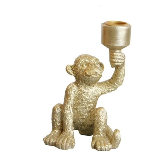 ANXPTIME Monkey Shape Candle Holder Resin DIY Party Wedding Home Decorations