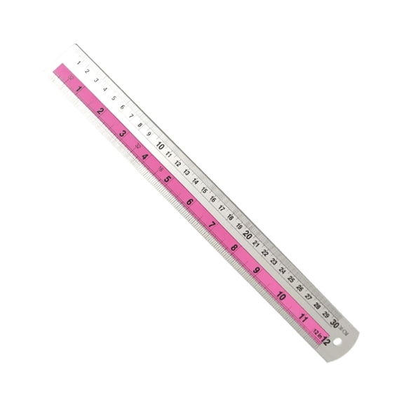 ANXPTIME MultiPurpose Straight Edges Ruler with Safety Edges, for Precise Measuring Needs Double Measurement Ruler Easy Storage