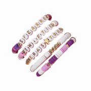 ANXPTIME Music Album Inspired Bohemian Bangle Summer Friendship Bracelets Wrsit Jewelry