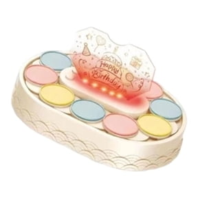 ANXPTIME Musical Rotating Cake Turntable Acrylic Dessert Stand For Celebration