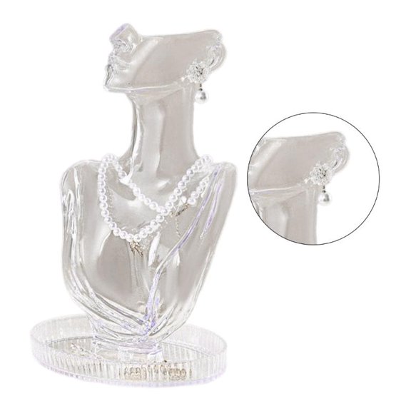 ANXPTIME Necklace Display Rack Mannequin Jewelry Organizer for Designers and Collectors