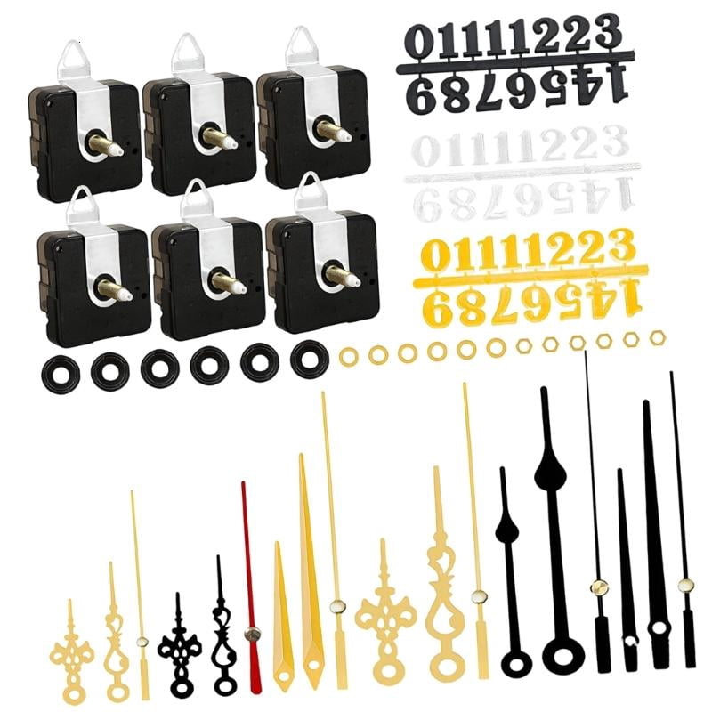 ANXPTIME None-Ticking Hands Quartzs DIY Wall Clock Movement Mechanism DIY Repair Parts