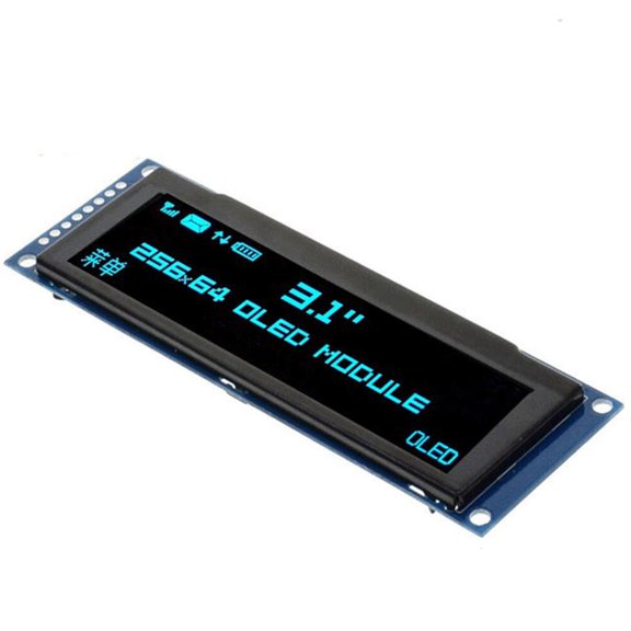 ANXPTIME OLED Display 3.12" 256x64 25664 Dots Graphic LCD Module Display Screen SSD1322