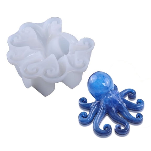 ANXPTIME Octopus Epoxy Resin Molds,Halloween Decor Mold,Large Silicone Resin Mold