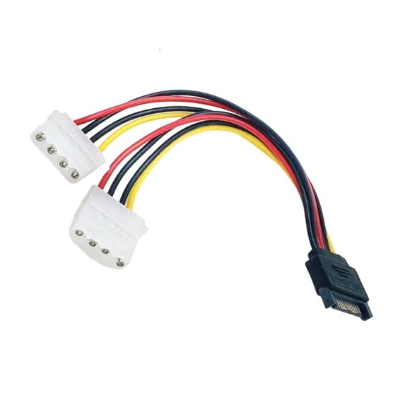 Pc Cable Wire ANXPTIME PC Computer 4Pin IDE Female to 15Pin Male Adapter Power Cable ...