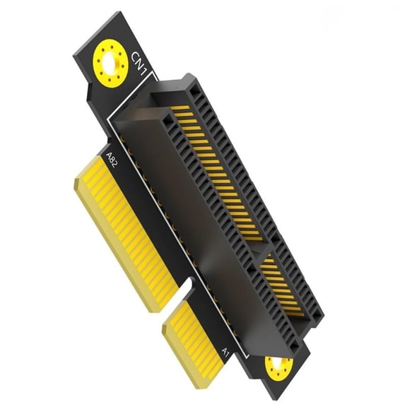 ANXPTIME PCIE 4X 90 Degree Reverse PCIE 4X to 4X Converters Male to Female Adapter