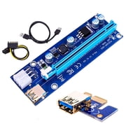 ANXPTIME PCIE Riser Gold USB Riser 009S GPU Dual 6Pin Adapter SATA 15pin for BTC Miner
