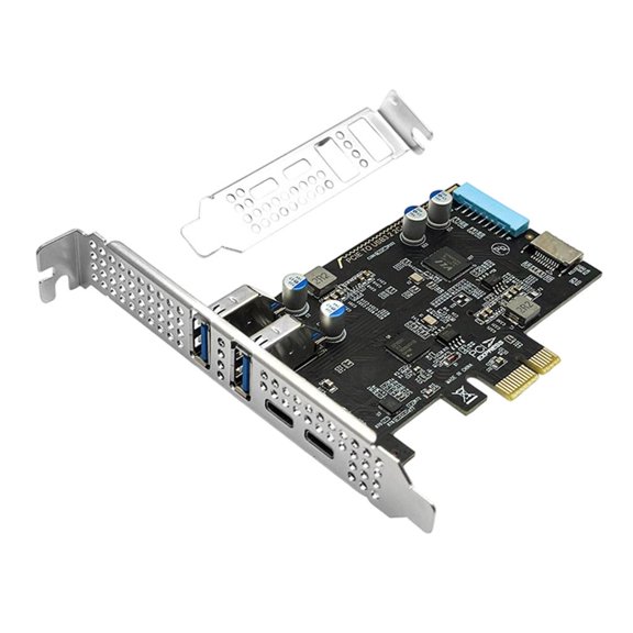 ANXPTIME PCIe Card For Desktop 4 External Port 10Gbps Speed Heat Management