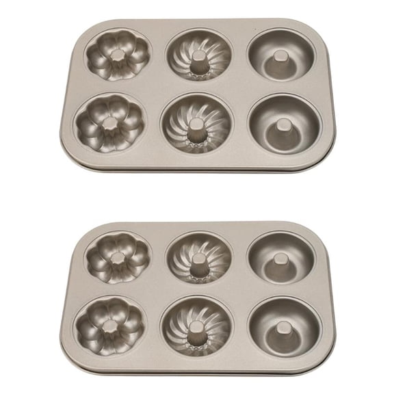 ANXPTIME Pack Of 2 Portable Dessert Baking Set Stainless Steel Construction Cake Pan