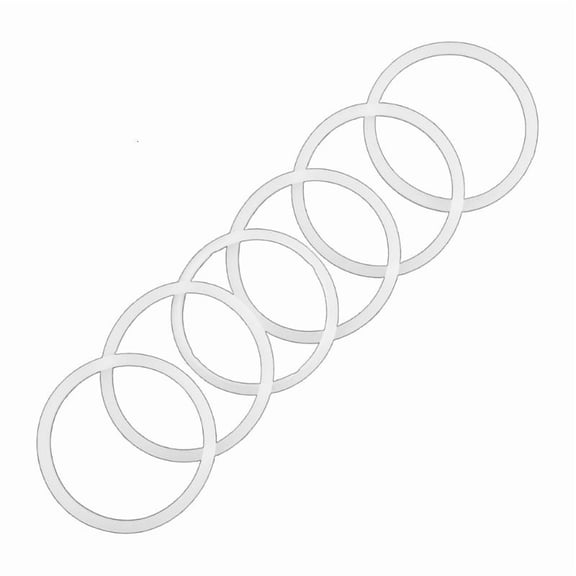 ANXPTIME Pack of 6 Silicone Lid Replacements for Bottles Silicone Cup Waterproof Rings