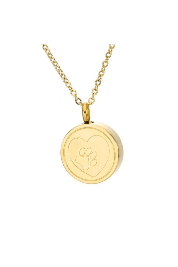 Pet Cremation Jewelry Pet Memorial Urn Pendants Necklace for Dog Cats Ashes