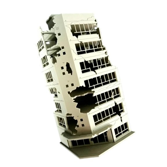 ANXPTIME Plastic Ruins Model Set 1/100 Scale Excellent for Architectural Displays