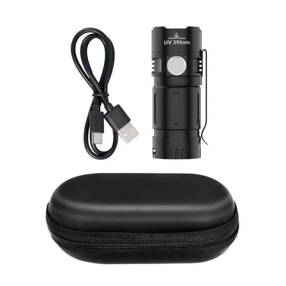 ANXPTIME Pocket Sized Ultraviolets Light Torch Rechargeable for Stain & Bedbugs Detection