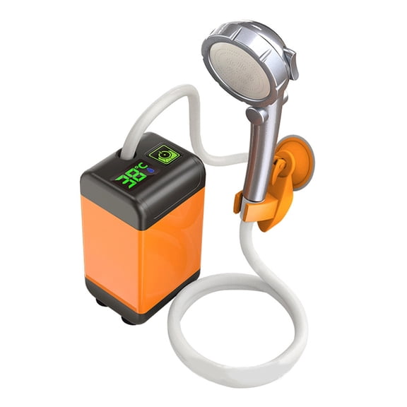 ANXPTIME Portable Camping Shower USB Rechargeable Battery, Outdoor Camping Shower Pump