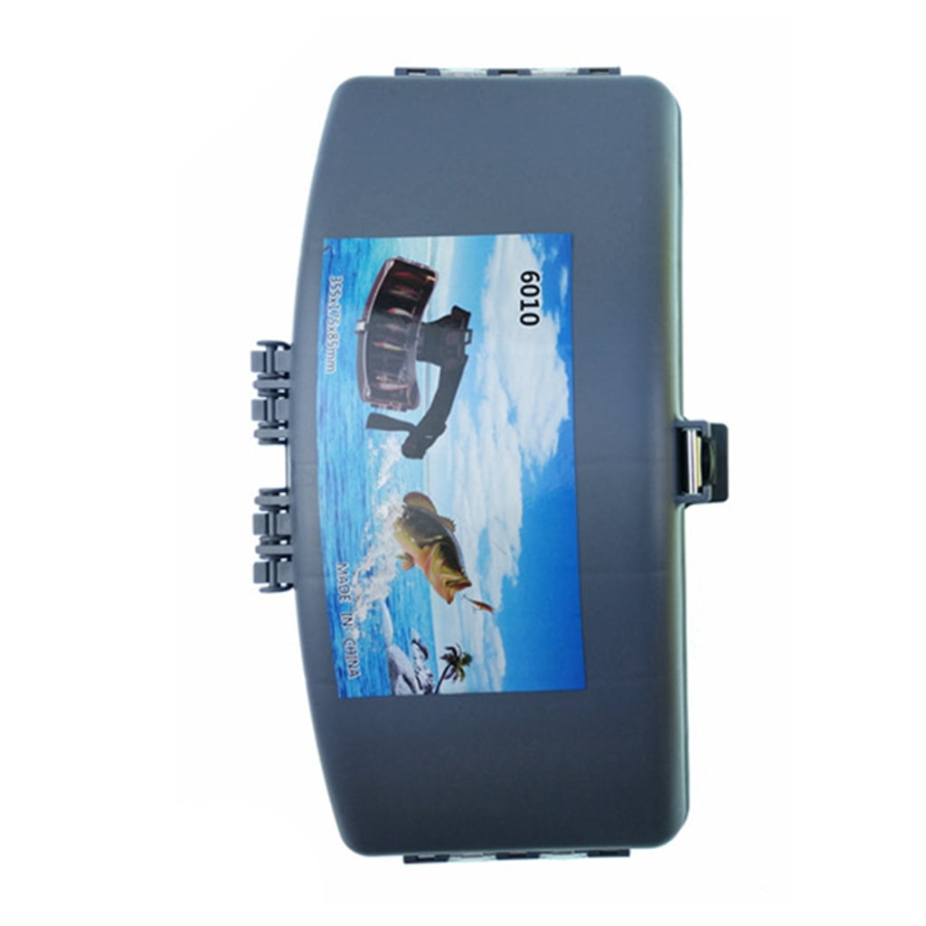 ANXPTIME Portable Fishing Tackle Box Plastic Baits Lures Waist Box with Belt Easy to Use