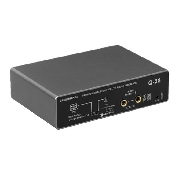 ANXPTIME Portable Plug And Play Computer Recording USB Audios Interfaces Quality Recording