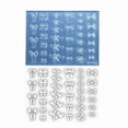ANXPTIME Practical Sturdy Silicone Nail Art Mould Suitable for Home and ...