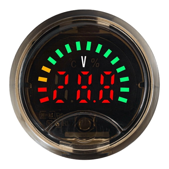 ANXPTIME Precisions Electric Quantity Gauges Circular Designs Digital Voltages Meter ABS