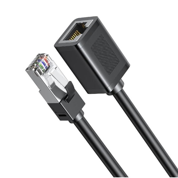 ANXPTIME RJ45 Cat6 Extension Cable Multiple Angled Double Shielded ...