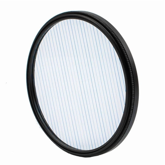 ANXPTIME Rainbow/Blue Streaks Effect Filter - 77/82mm Circular Lens Flare Filter Brushed Widescreen Movie Special Effects Filter