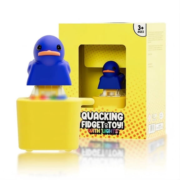 ANXPTIME Rechargeable Quacking Duck Keychain Plastic Duck Keychain With LED Light Feature And Funny Quacking Sound